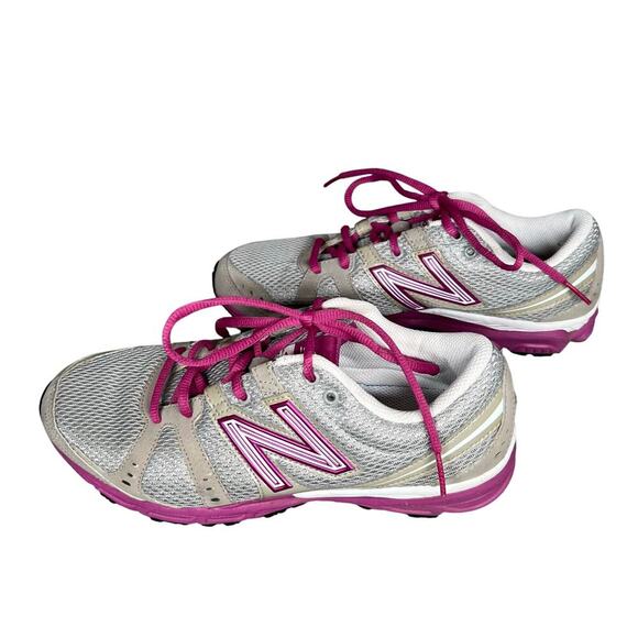 New Balance Womens 690 Gray Pink Sneakers Size 8 - Picture 4 of 10